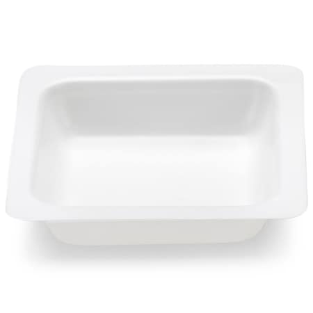 Globe Scientific Square Weighing Boat, Anti-static, 45x 45 x 8mm, 10ml, Square Flat Bottom, White, 500PK 3619-10